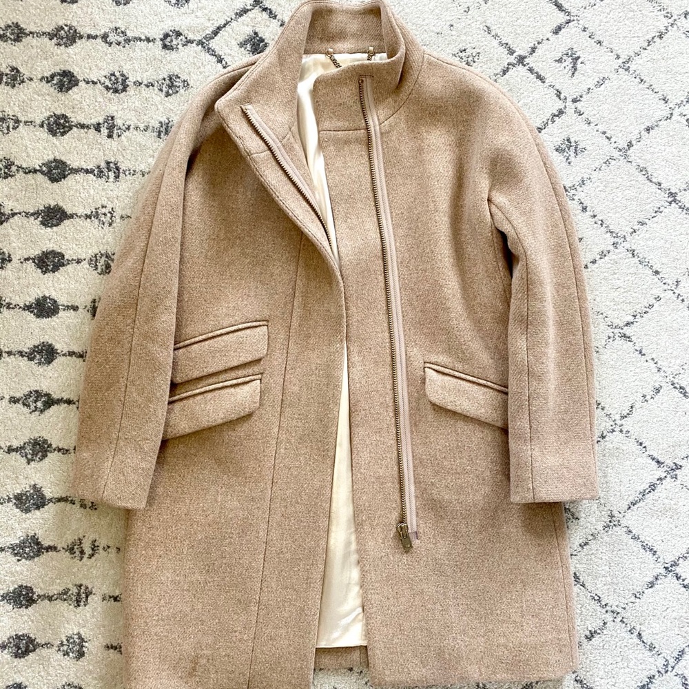 J. Crew Coccoon Coat in Sandstone 2P